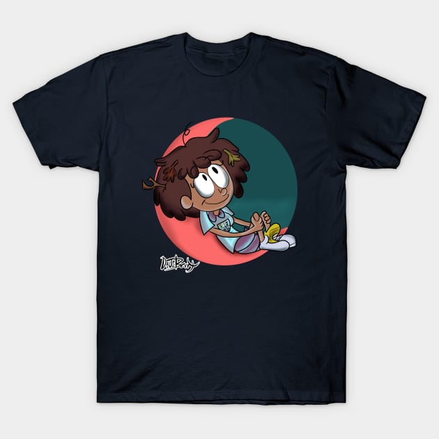 Anne on the Moon T-Shirt by D.J. Berry